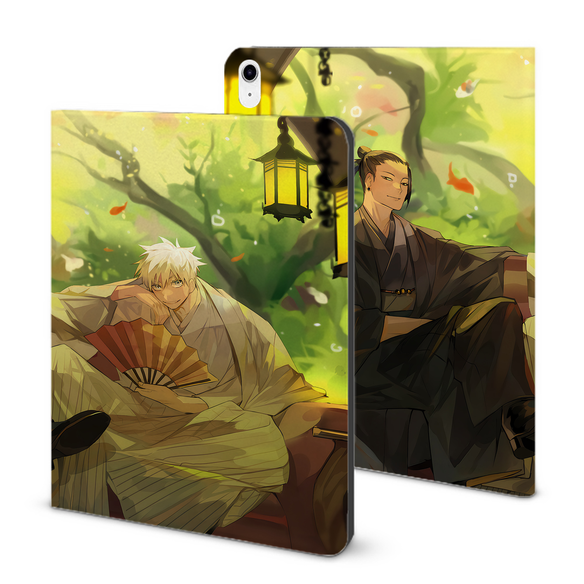 （画像用） 呪術廻戦 Jujutsu Kaisen IPad ケース ブック型 PUレザー TPU 耐衝撃 軽量 薄型 ペン収納なし 全面保護 IPad 各モデル対応